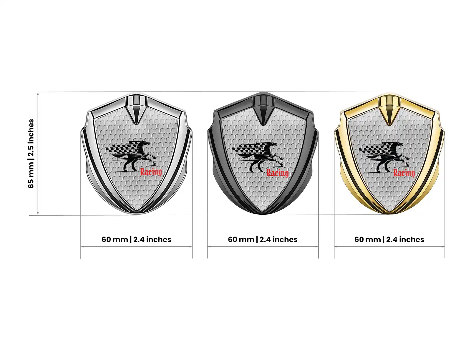 3d Emblem Badge Minimal Design Universal 3D